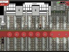 this hentai game has linda fingered in public