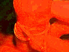 tied up in bondage for cock play and masturbation.