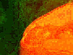 tied up in bondage for cock play and masturbation.