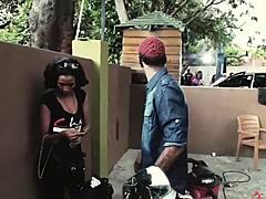 Ebony Girl with Big Tits and Ass in Booty Bubble Jam Video