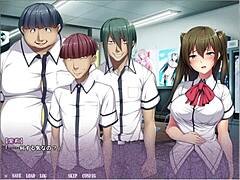 In the AV debut, Airi Kamiki starts with BLOWJOB and outdoor masturbation in anime hentai game