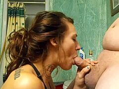 The best blowjob on a big cock ever seen