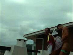 me and lunna vaz fucked on the balcony during the party