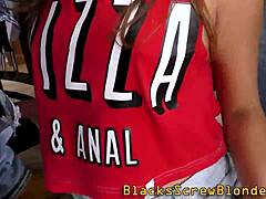 latina has interracial anal sex with deep assfucking