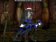 kyrstal lok gets blowjob and spanking at christmas?