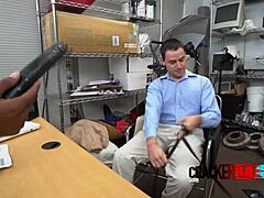 Nerdy Cracker Craves Interracial Oral Job