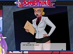 blonde and redhead in cartoon hentai scene