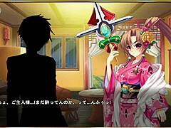 asian anime hentai scene with japanese cartoon