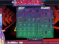 blonde and redhead in cartoon hentai scene