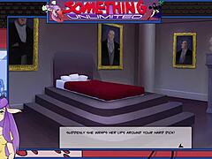 blonde and redhead in cartoon hentai scene