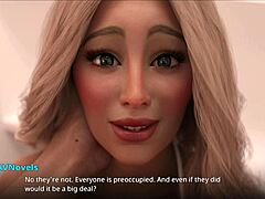 Teen fingering interrupted by milf tits.