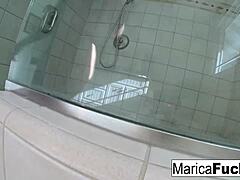 Japanese starlet marica hase self-shots her solo masturbation session with pussy and tits