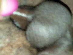 Homemade couple gets wet and wild with black creampie. They can’t stop cumming hard!