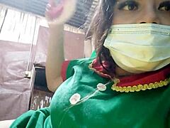 Sexy Amateur Dresses As Fairy And Shows Big Ass After Jungle Fuck