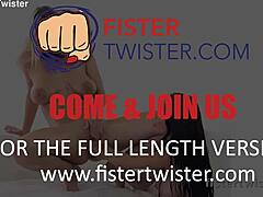 Fistertwister Delivers Oiled Up Fist Fuck to Blonde and Brunette