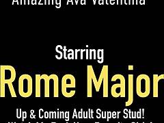 curvy ava valentina suckin’ rome major’s huge rod