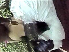 Secretly fucking the Mexican big ass from behind in doggystyle