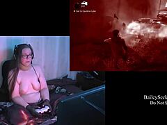 Naked Brunette with Big Natural Tits in Alan Wake Playthrough 10
