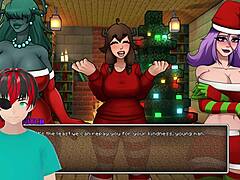 Yo, getting sucked right next to my clueless girlfriend in Hornycraft!