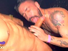 this live gay party at eros is wild with guys fucking