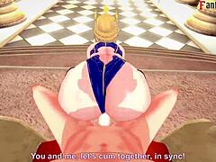 Artoria Pendragon from Fate gets fucked and gives boobjob in hentai! 😍