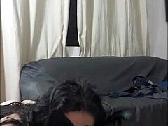 thick stepmom sucks stepson dry almost vomits?