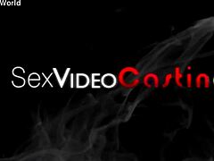 Wild casting interview with sexy newcomer showing trimmed pussy 😘