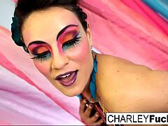 Charley Teases With Big Tits Masturbation