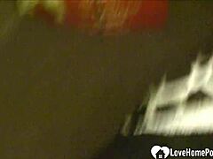 brunette teen 18+ happily gives handjob and cumshot at home 😊