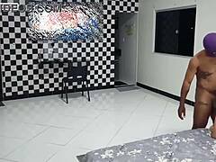 Fui Pega Dei Gostoso Pro Mascarado Que Me Fez GOSAR Várias Vezes Em Seu Pau GRANDE