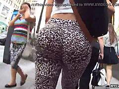 Spandex Ass Stretched Hard in Wild Action Now!