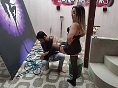 Stoner enjoys anal pleasure from a webcam patron in explicit video