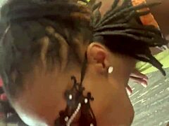 sexy slim girl sucking dick on office chair 😍