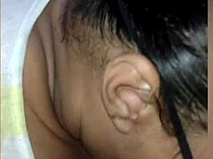 Blowing and stroking until orgasm