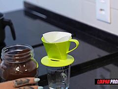 Intriguing redhead teen offers tight pussy to amateur in Dracarys production