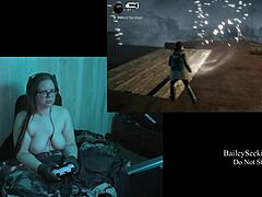 Alan Wake full play with big natural tits and thick body
