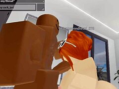 robloxian redhead slutty snowbunny taking care of her daddy part 1