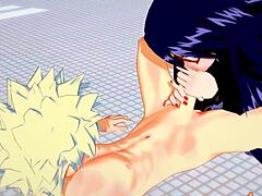 Bakugou Katsuki X Namuri Kayama Hentai Blowjob Action