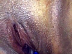 Pussy and anal play with wet toys