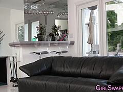 Petite Teen Bent Over For Doggystyle Fucking And Blowjob.