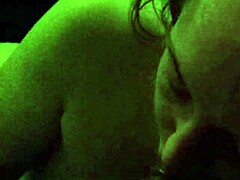 Interracial deepthroat with big black cock