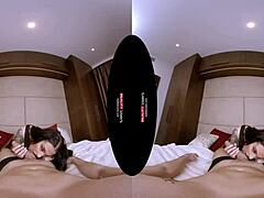 German Milf With Huge Boobs Rides In VR POV!