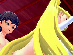 Horny Student Sailor Moon Sucks Dick in 3D SFM Hentai Uncensored