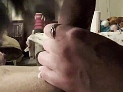 Sexy MILF deepthroats perfect hung stud big cock until oral creampie