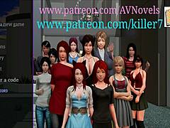 Exploring adventures in My New Family episode 19 with a blonde teen character.