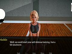 Exploring adventures in My New Family episode 19 with a blonde teen character.