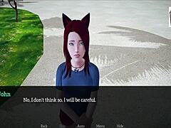 Exploring adventures in My New Family episode 19 with a blonde teen character.