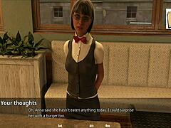 Hey, Anna, take John's cock while at work!