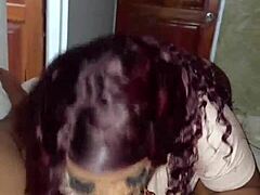 Stepsister in my room begs for cum. Wants to get pregnant from rough fucking