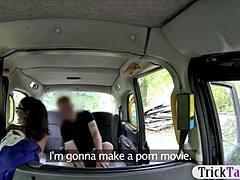 Hot amateur babe gets anal fucked hard by fake driver!